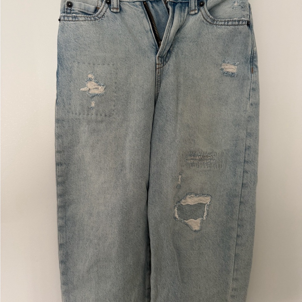 GAP Kids Light Blue Distressed Jeans